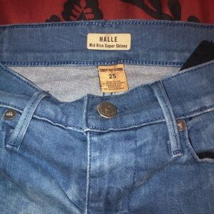 True Religion Halle Mid Rise Skinny Jeans - Blue